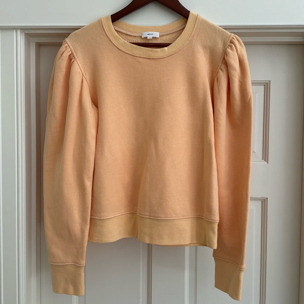A.L.C. puff sleeve sweatshirt large